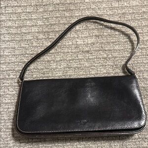Kate Spade Black Leather Shoulder Bag made in Italy